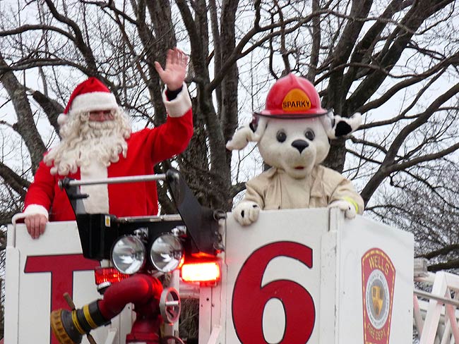 Santa and Sparky