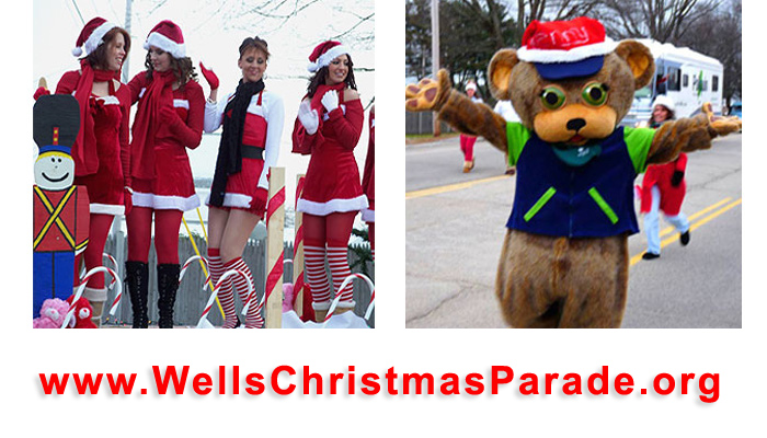 Wells Christmas Parade hosted by the Wells Chamber of Commerce