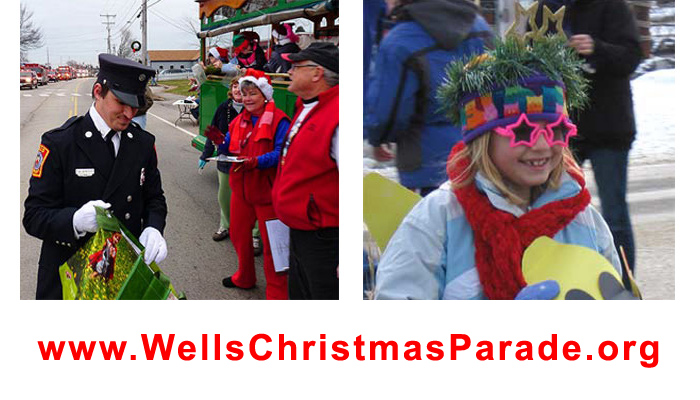 Wells Christmas Parade hosted by the Wells Chamber of Commerce