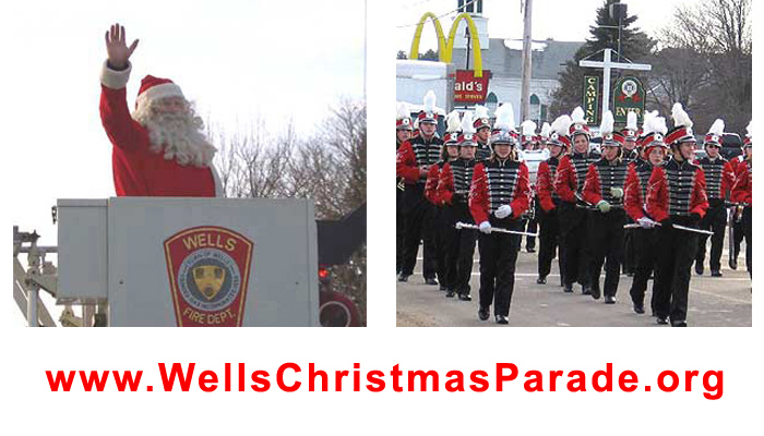 Wells Christmas Parade hosted by the Wells Chamber of Commerce
