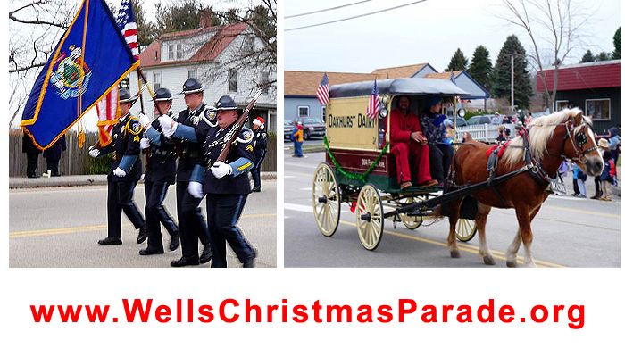 Wells Christmas Parade hosted by the Wells Chamber of Commerce